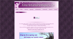 Desktop Screenshot of fineartandantiques.ca